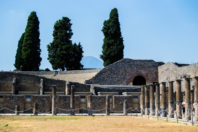 Barraca de los gladiadores de Pompeya