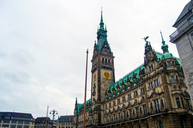 Hamburg Rathaus, el ayuntamiento