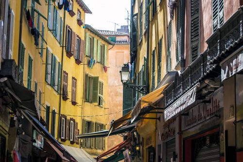 Colores del centro de Niza - un día en Niza y Montecarlo