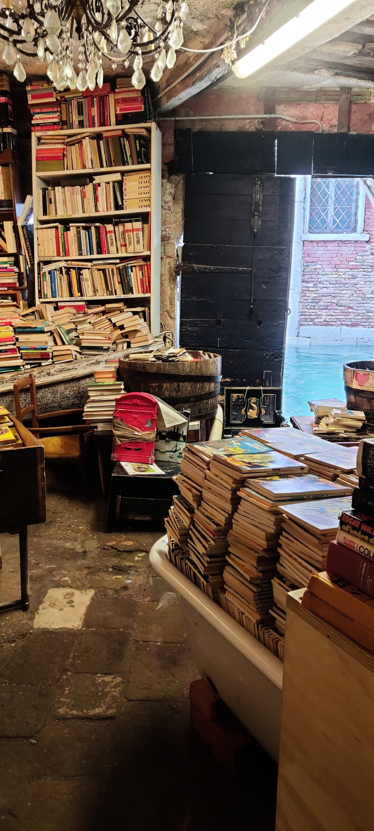 Librería Aqua Alta inundándose - Venecia en 3 días
