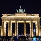 Puerta de Brandemburgo de noche – día 3 en Berlín