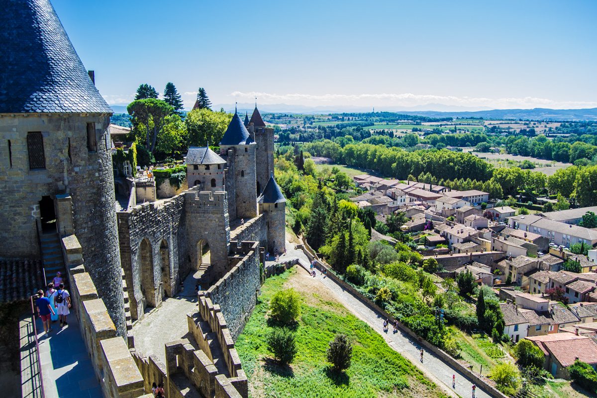 Recorrido por las murallas del Castillo Condal de Carcassonne 8