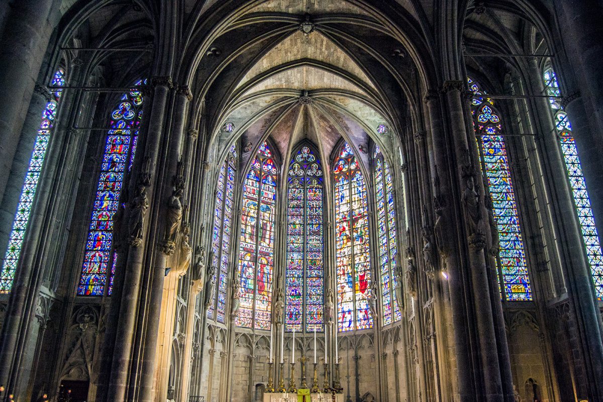 Vidrieras de la Basílica de Saint-Nazaire - que ver en Carcassonne