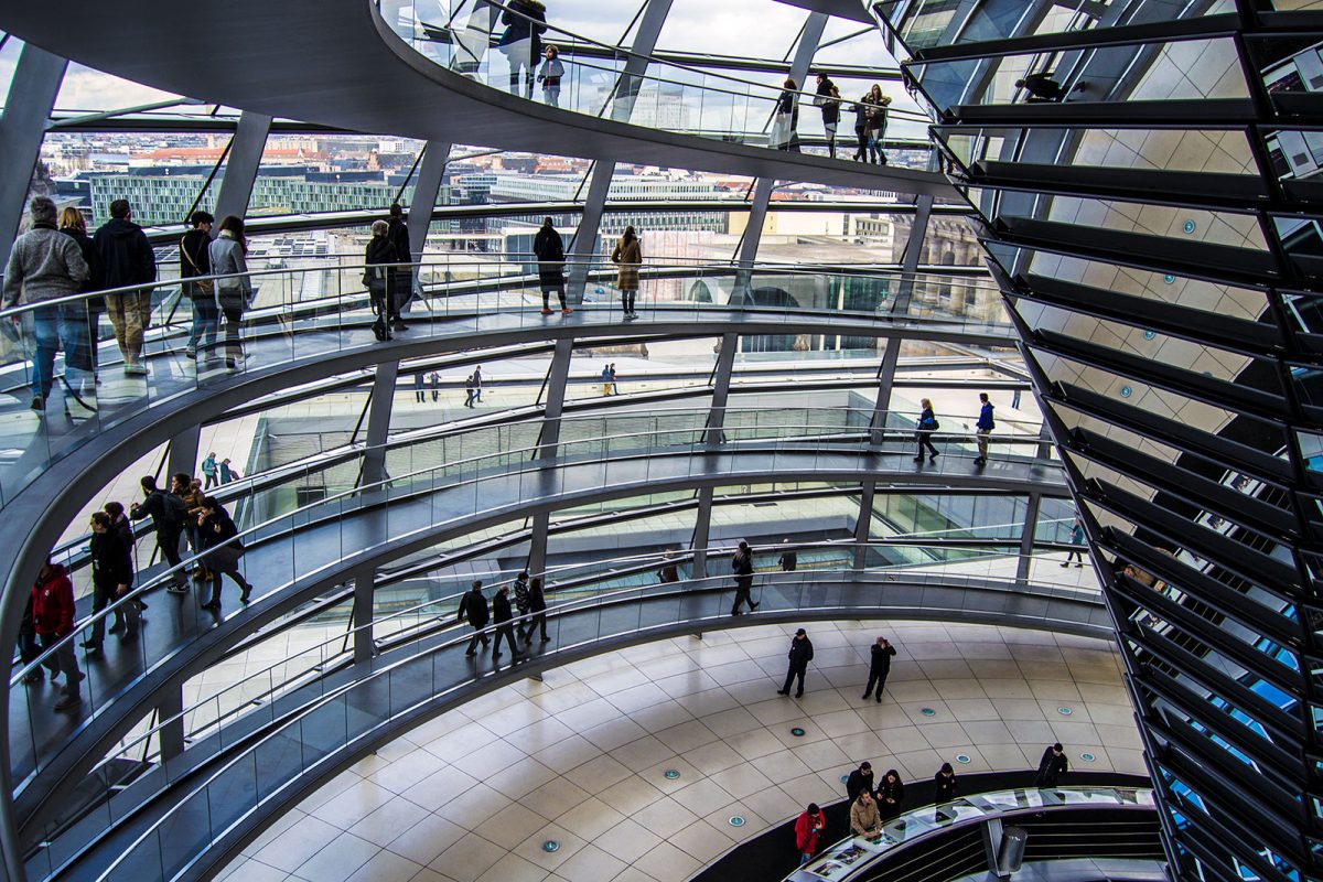 Visita a la cúpula del Reichstag - día 4 en Berlín
