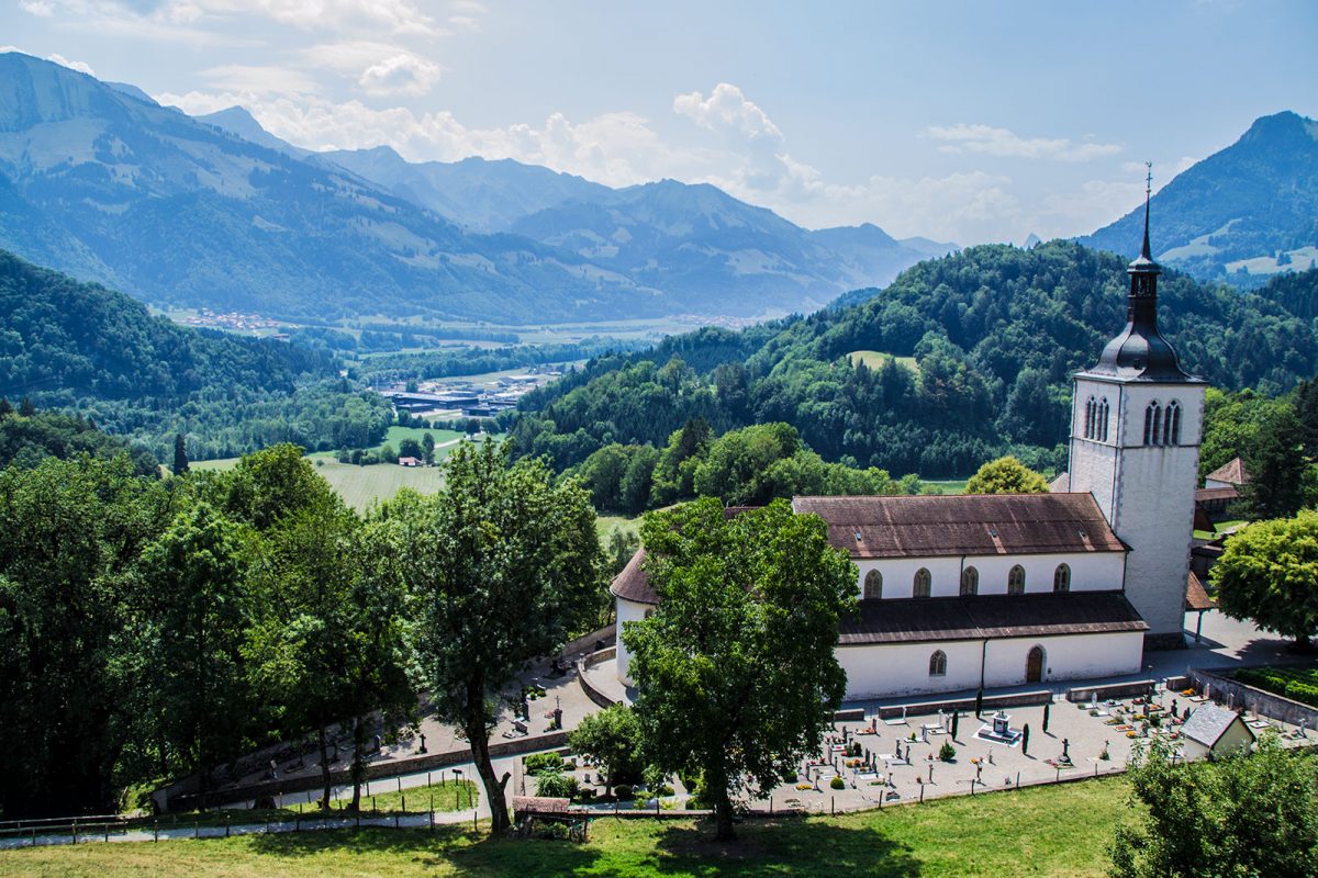 Vistas desde el castillo de Gruyères - qué ver en Gruyères