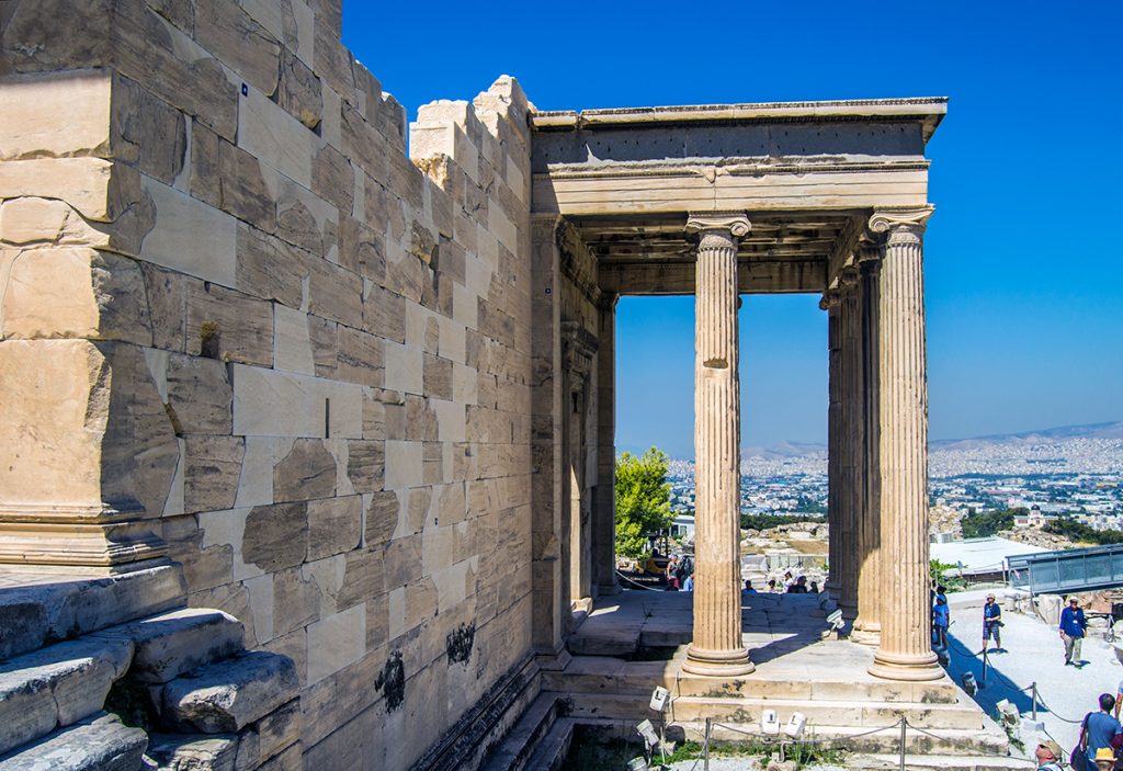 Imprescindibles de Atenas - Templo Erecteión y agujero