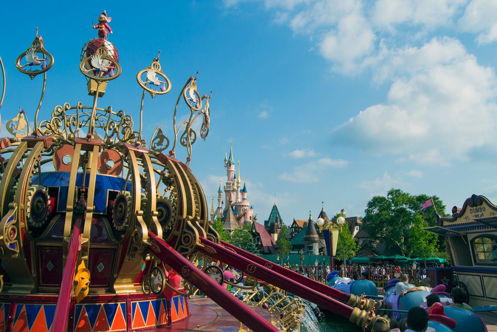 Vistas desde la atracción de Dumbo - Consejos Disneyland París