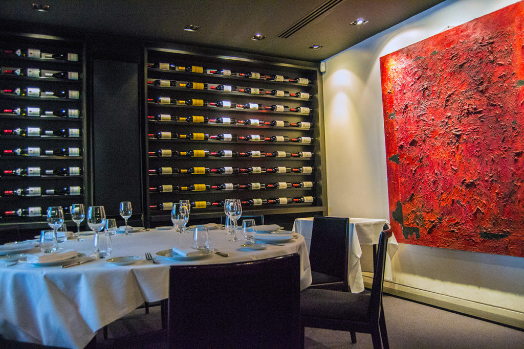 Decoración del Restaurante "Le Chiberta" de Guy Savoy - Comer en París