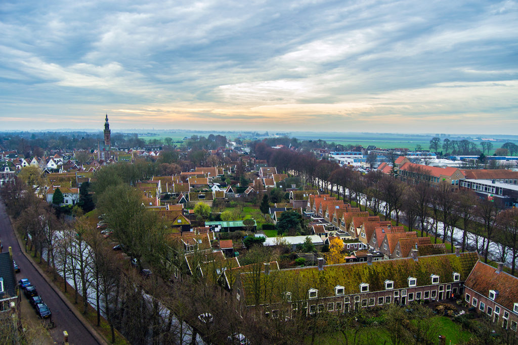 Vistas de Edam desde el campanario del Grote Kerk – Edam y Volendam