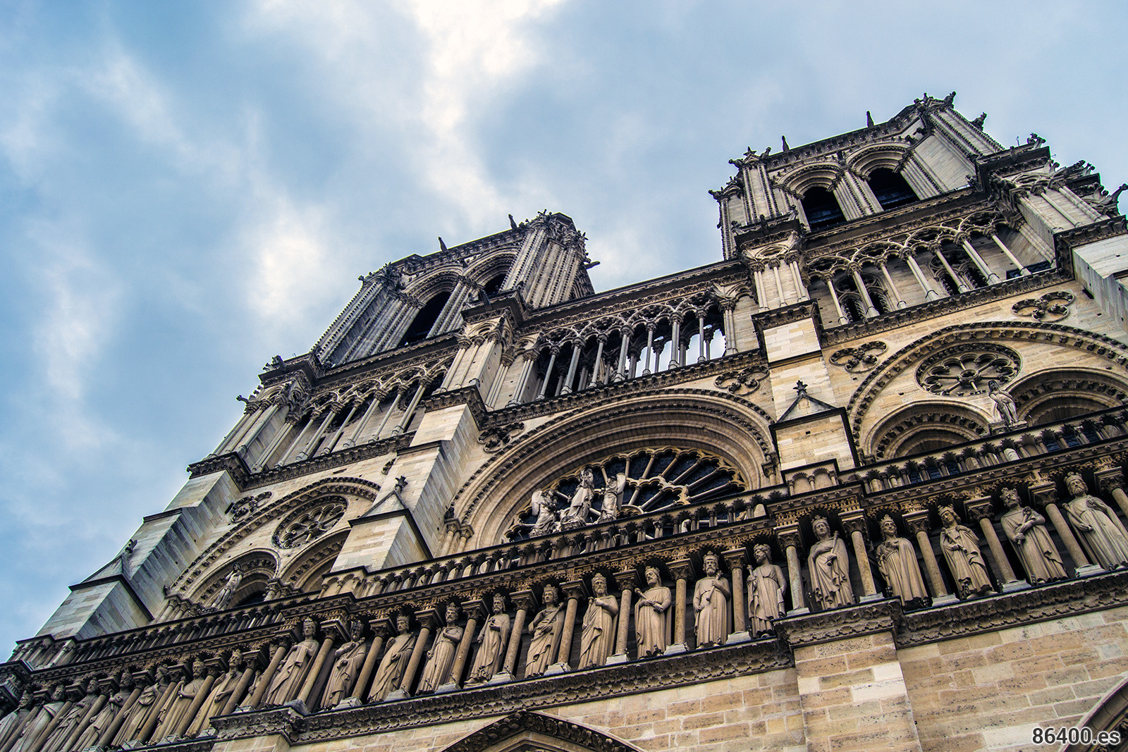 Fachada de Notre Dame – París Pass de dos días