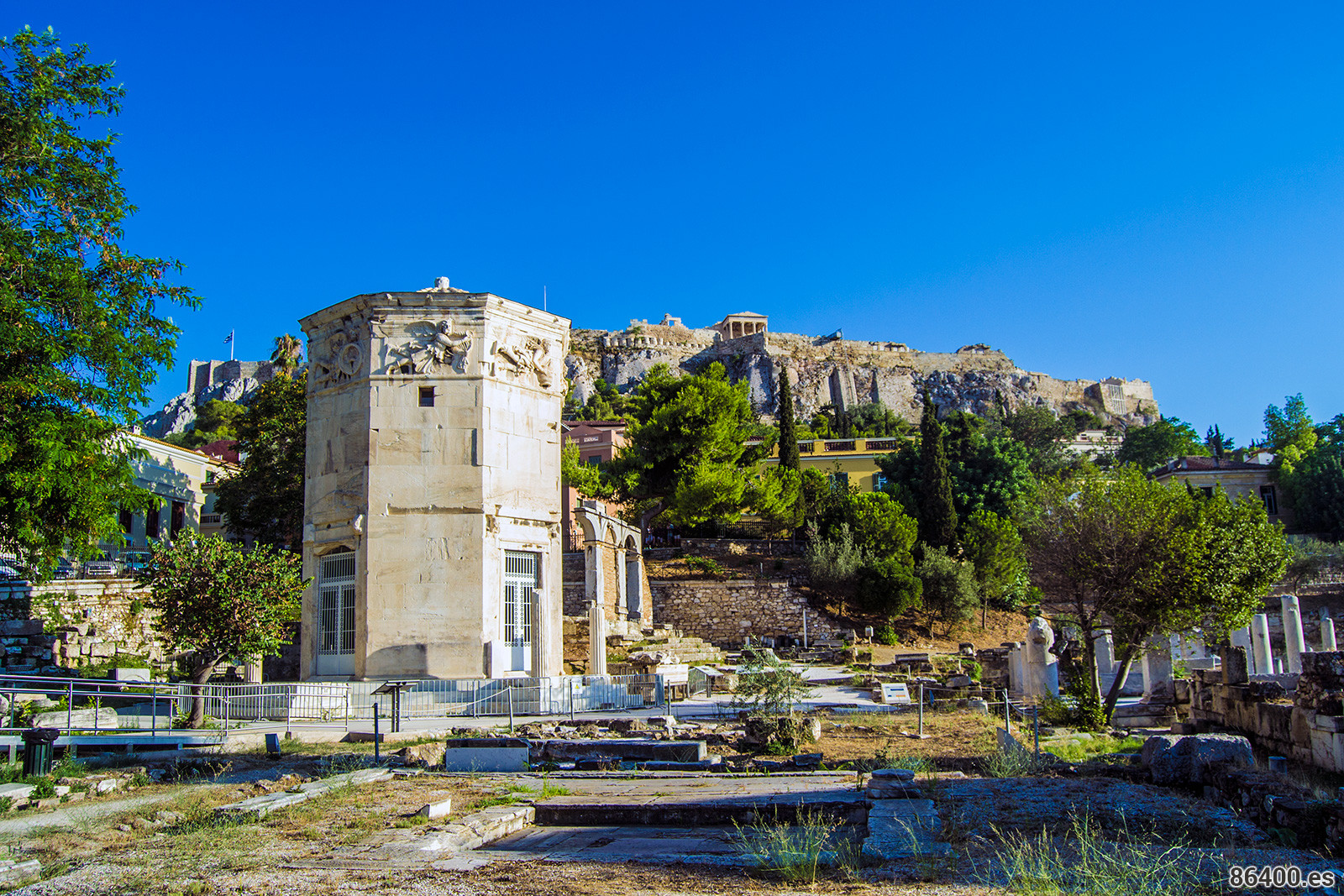 Torre de los Vientos del Ágora de Atenas - Atenas turismo