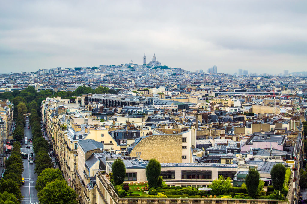 Vistas desde el Arco del Triunfo de Montmartre – París Pass de dos días