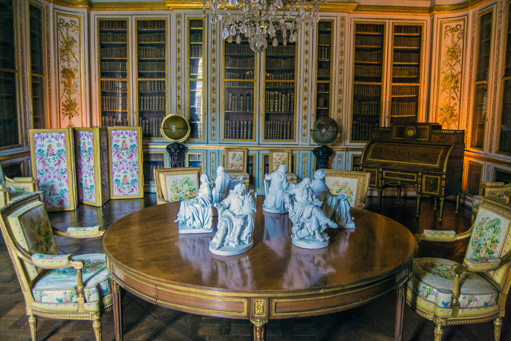 Biblioteca personal del rey – Aposentos privados del Palacio de Versalles