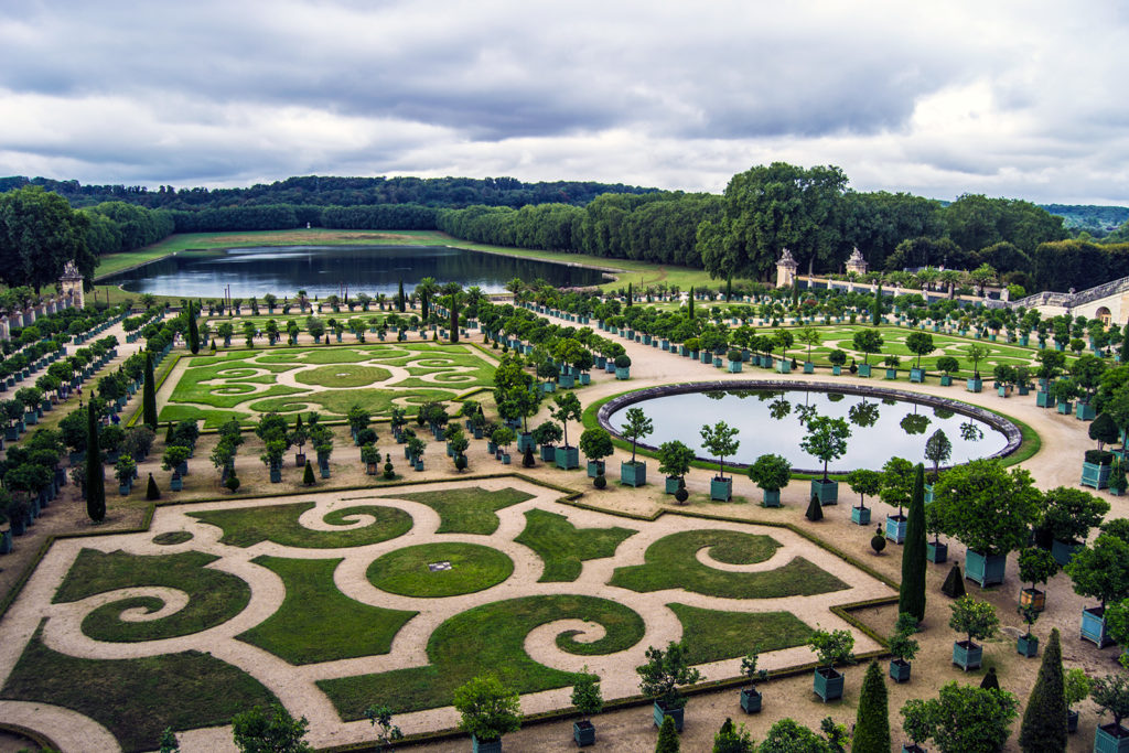 El Parterre de La Orangerie – Palacio de Versalles desde París